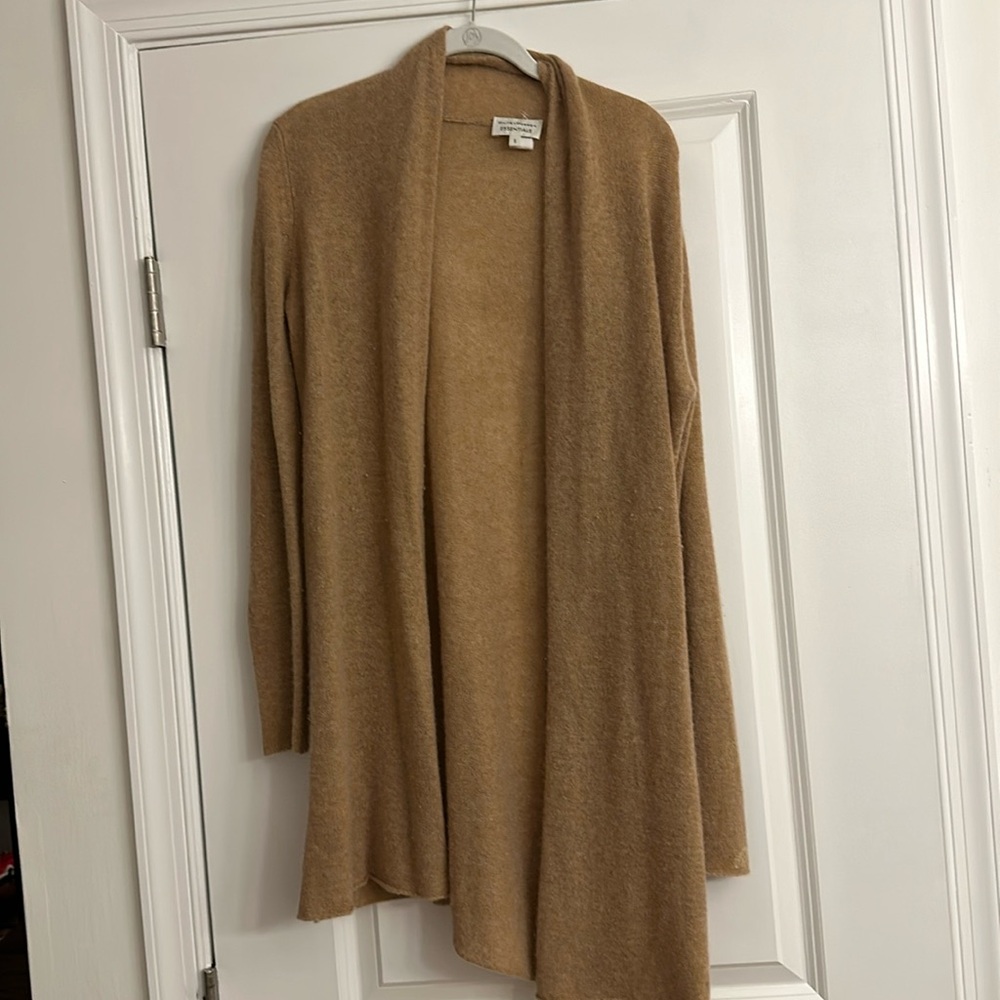 White + Warren Trapeze Cashmere Robe Sweater